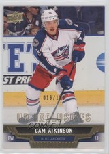 2013-14 Upper Deck UD Exclusives 16/100 Cam Atkinson #350 0d14