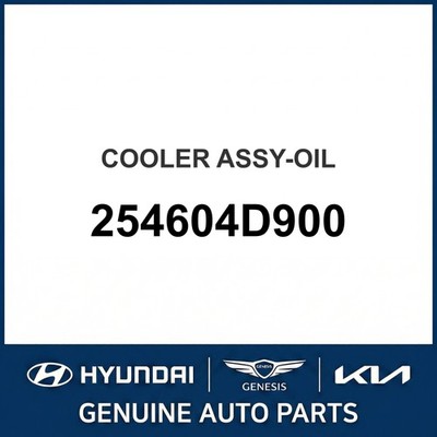 2006-2014 Kia Sedona Cooler Assembly-Oil OEM New 254604D900