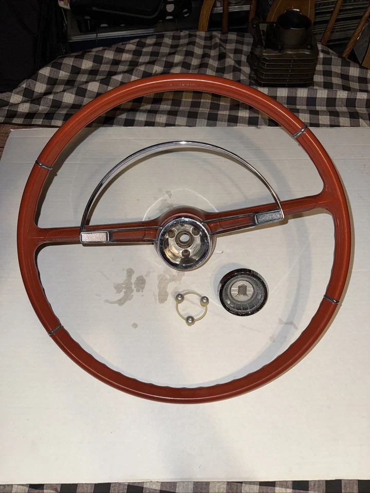 Chevy II Nova 1963 16” volante y botón de bocina Foto 2 de 4