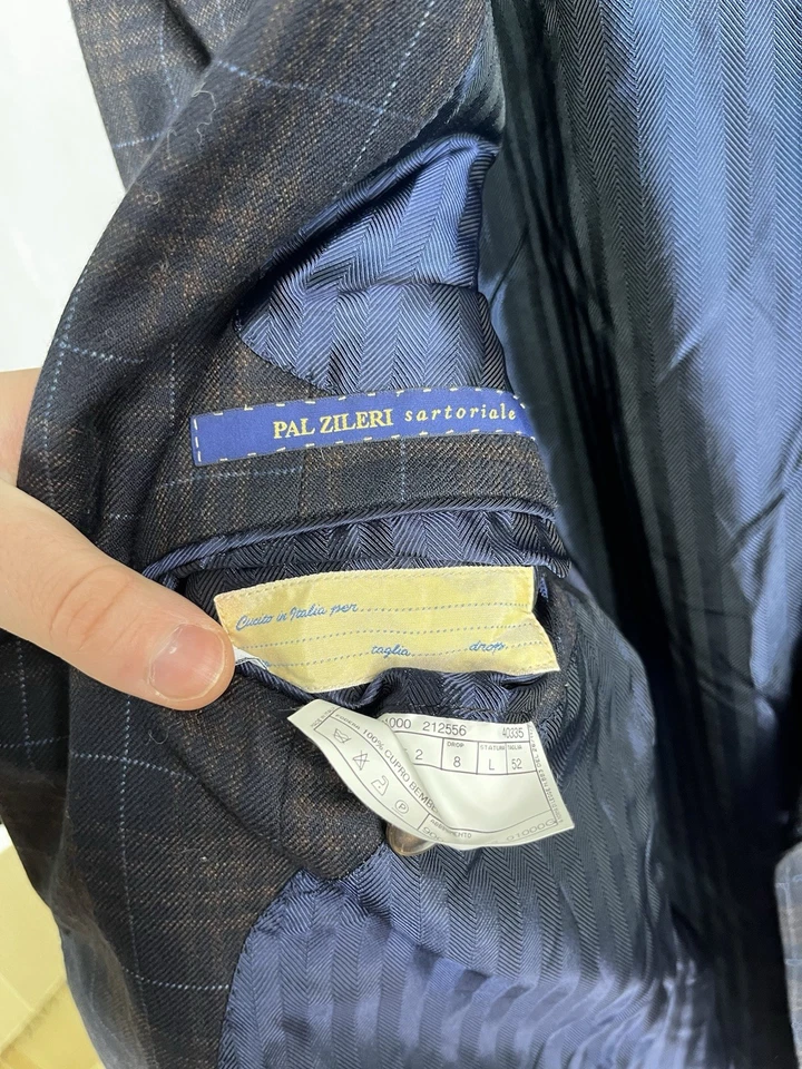 Chaqueta Blazer de Lana Pal Zileri Sartoriale Talla 52  Foto 4 de 4