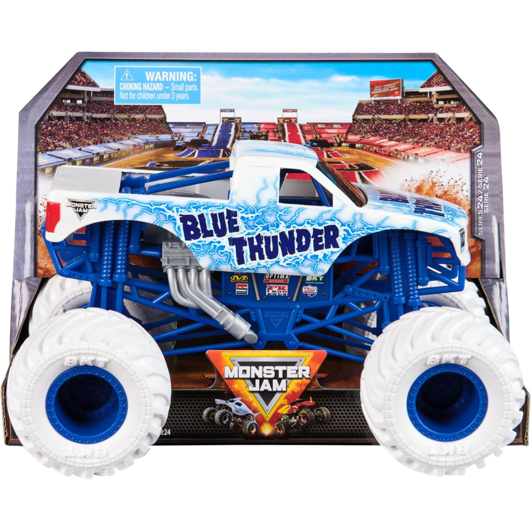 Monster Jam Blue Thunder Monster Truck Die-Cast 1:24 Scale New