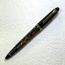 Sailor Fude DE Mannen 21K NAG Long Mosaic Fountain Pen Used Rare