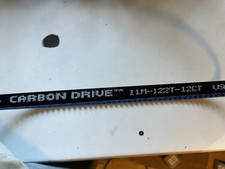 NEW Gates Carbon Drive CDX CenterTrack Belt - 122t, Black