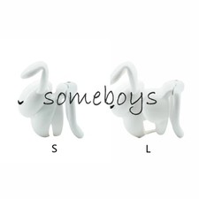 Cute White Chastity Cage Sissy Restraint Restrictive CB Lock with 6 Base Rings