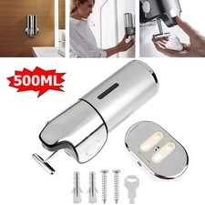 500ML Soap Dispenser Wall Mounted Liquid Bathroom Shower Gel Shampoo Holder