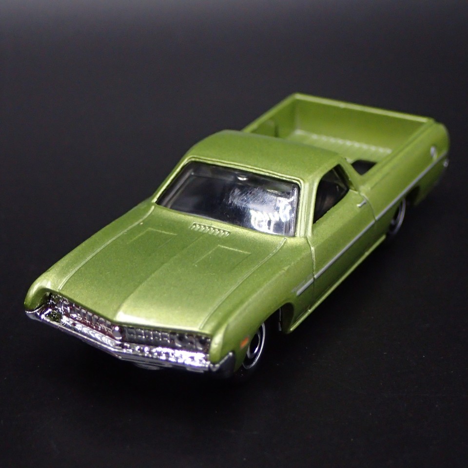 1970 70 FORD RANCHERO PICKUP TRUCK GREEN 1:64 SCALE DIORAMA DIECAST ...