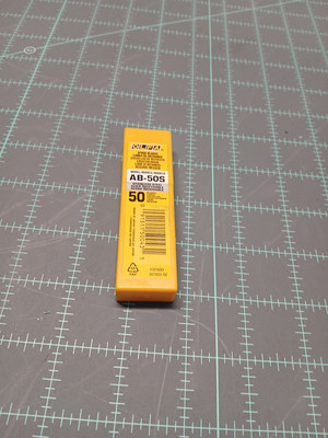 OLFA AB-50S 9mm Snap Off Blades Stainless Steel Finish 50 Pack