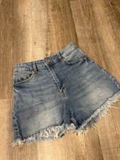 DIVIDED WOMEN CASUAL LOUNGE JEANS DENIM SHORTS XS 2