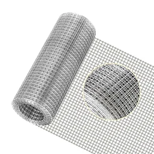 Stainless Steel mesh Hardware Cloth 1/4 inch Chicken Wire Fencing Wire 8"×10ft