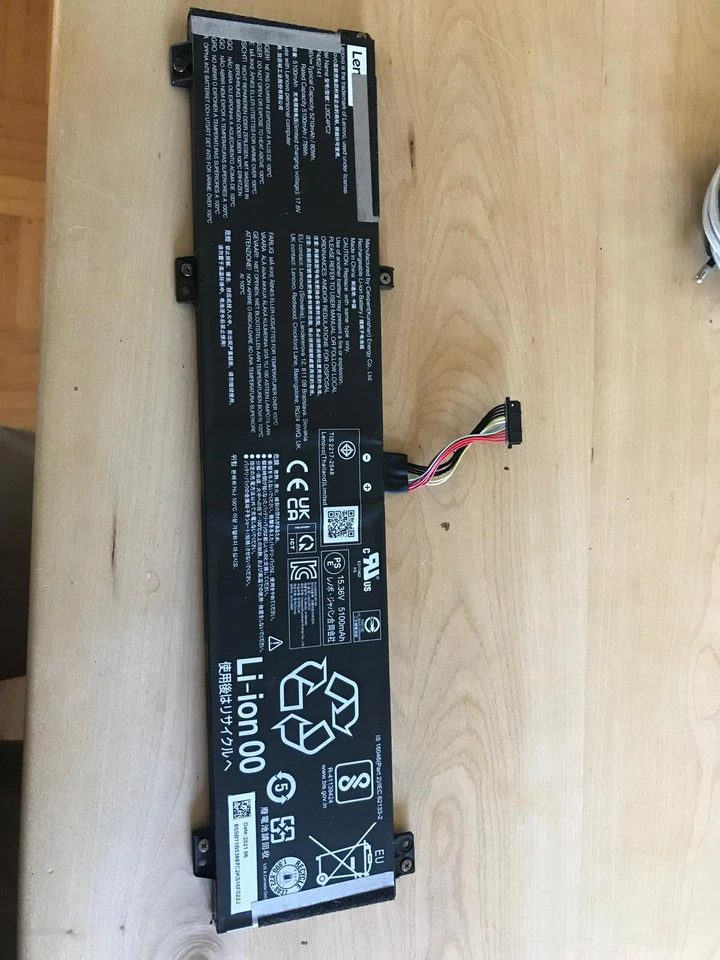 TIS2217-2548 lenovo 5100mAh/78 Wh, 15.36V, Lenovo Legion 5 Akku