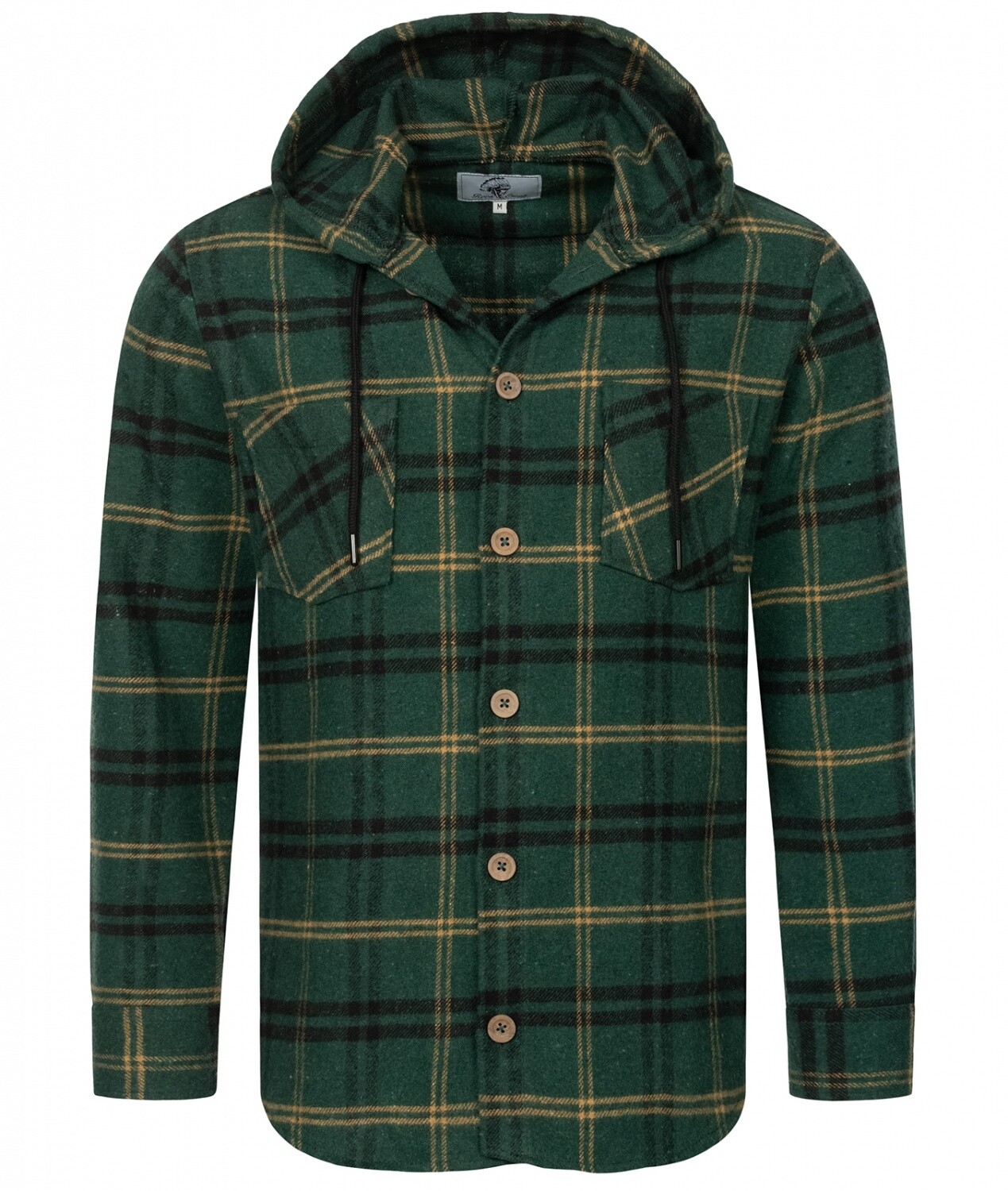 Rock Creek Herren Hemd Flanellhemd Kapuzenjacke Karohemd Holzfällerhemd H-334 