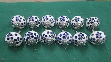 Set Of 12 Ceramic Drawer Pull Knob Redo Repurpose Crafts Cabinet Door