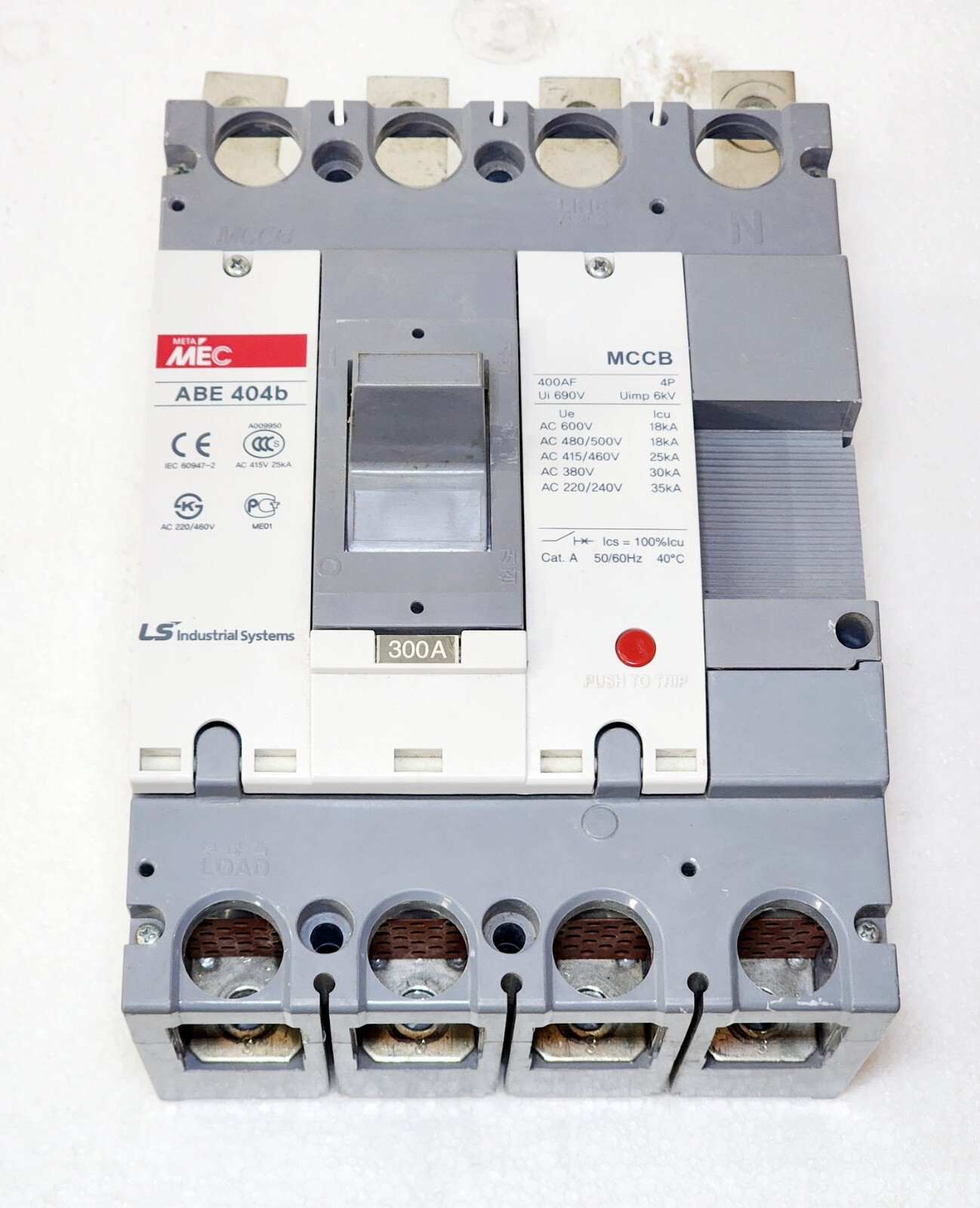 LS ELECTRIC MEC ABE 404B MCCB / MEC ABE 404B Miniature circuit breakers ...