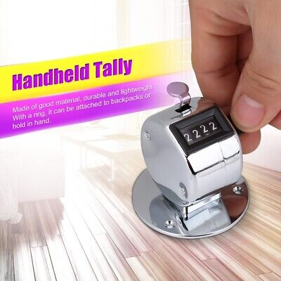 Hand-Held Mechanical Clicker Tally Counter, for Keeping Track of Inventory,  Attendance, Traffic 