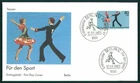 GERMANY FDC 1983 SPORTS ICE DANCE ICE HOCKEY fg74