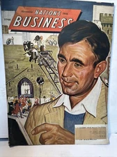 Vintage 1946 Nations Business Magazine American History Political Ads Galore!
