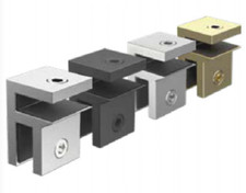 Glass brace bracket, header bar bracket for shower screen glass brace
