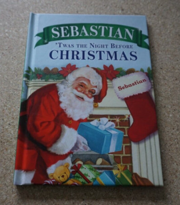  Twas The Night Before Christmas Personalized Custom Book For Name SEBASTIAN