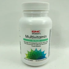 GNC Women's 50-Plus One Daily Multivitamin, Multimineral Support For Women 10/25