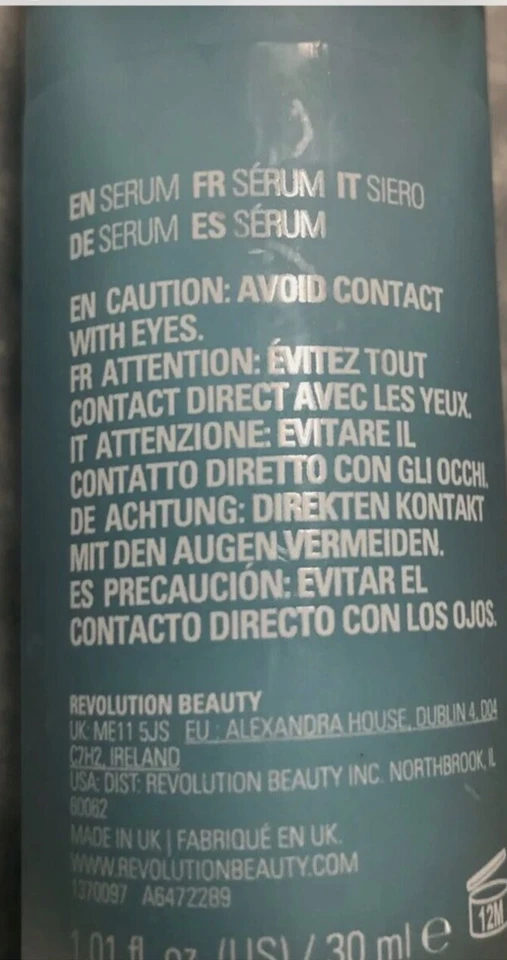 REVOLUTION Hydro Bank Hydrating Essence Serum 1.01oz NEW No Box - Image 3 of 3