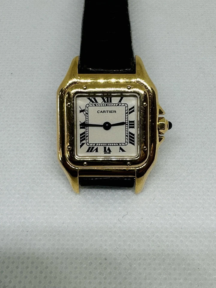 Reloj Cartier Mini Panthere de cuarzo de 21,5 mm de oro amarillo de 18 quilates para mujer