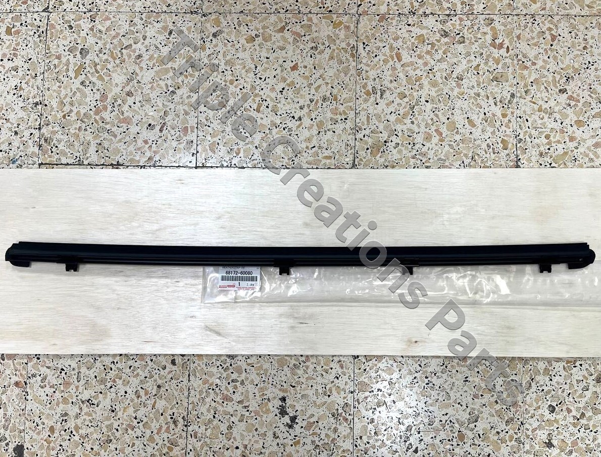 6817260080 Genuine Toyota Weatherstrip Front Door Glass