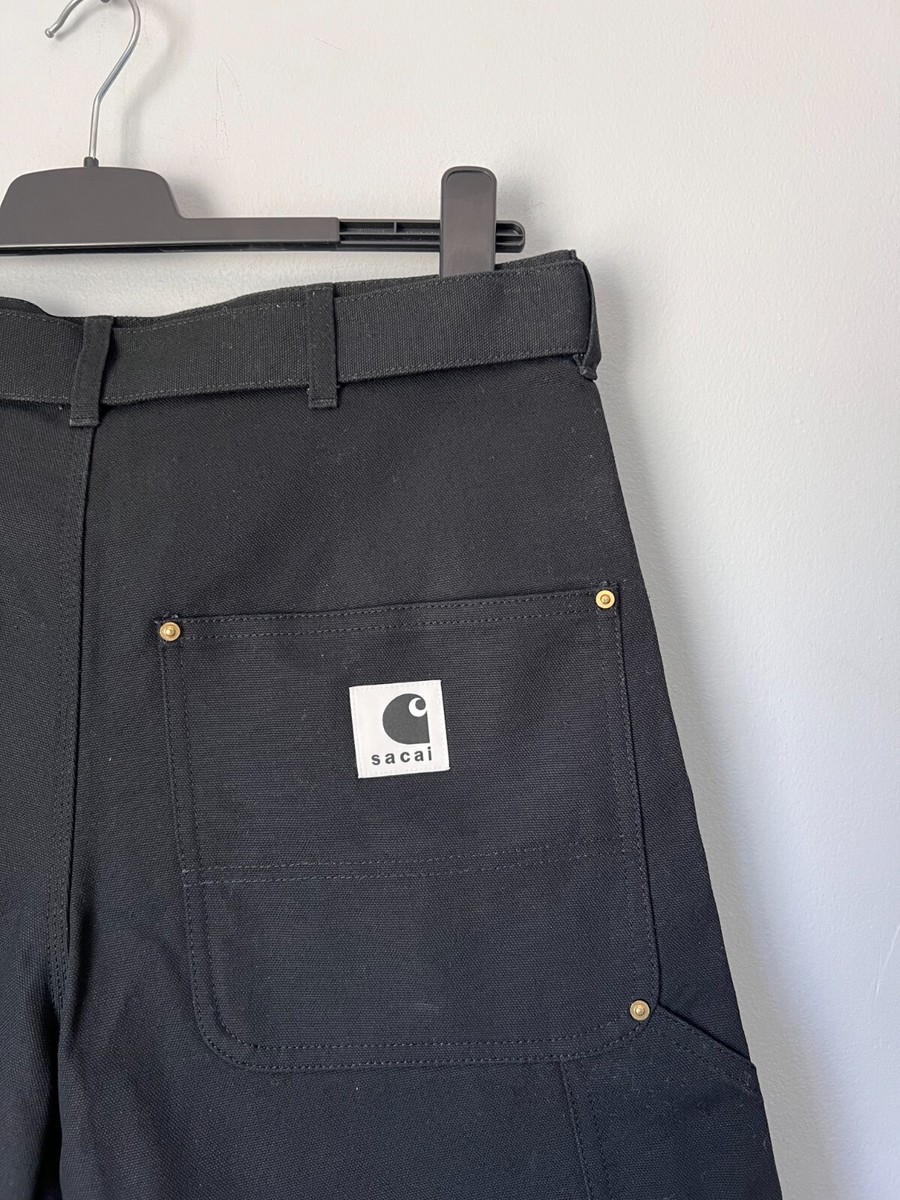 Sacai x Carhartt WIP Duck Shorts - Size 3 - Black - NEW