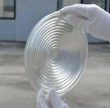 Round Glass Spotlight Fresnel Lens IP23 Protection Grade Tungsten Lamp Cover 1pc