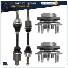 Front CV Axle Shaft Wheel Hub Bearing For 2010-17 Chevrolet Equinox GMC Terrain