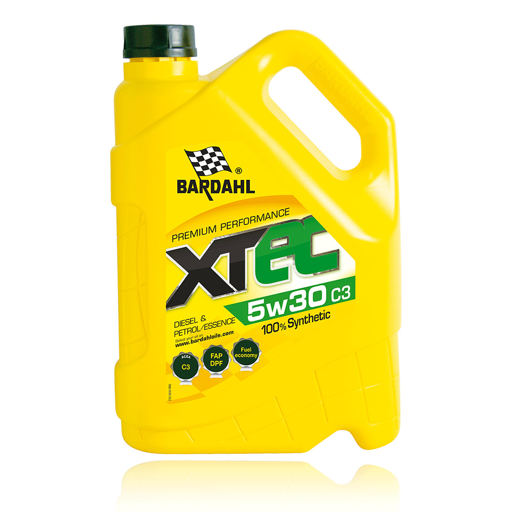 Huile 5W30 Bardahl XTEC C3 lubrifiant 5L haute performance pour moteurs essence et diesel
