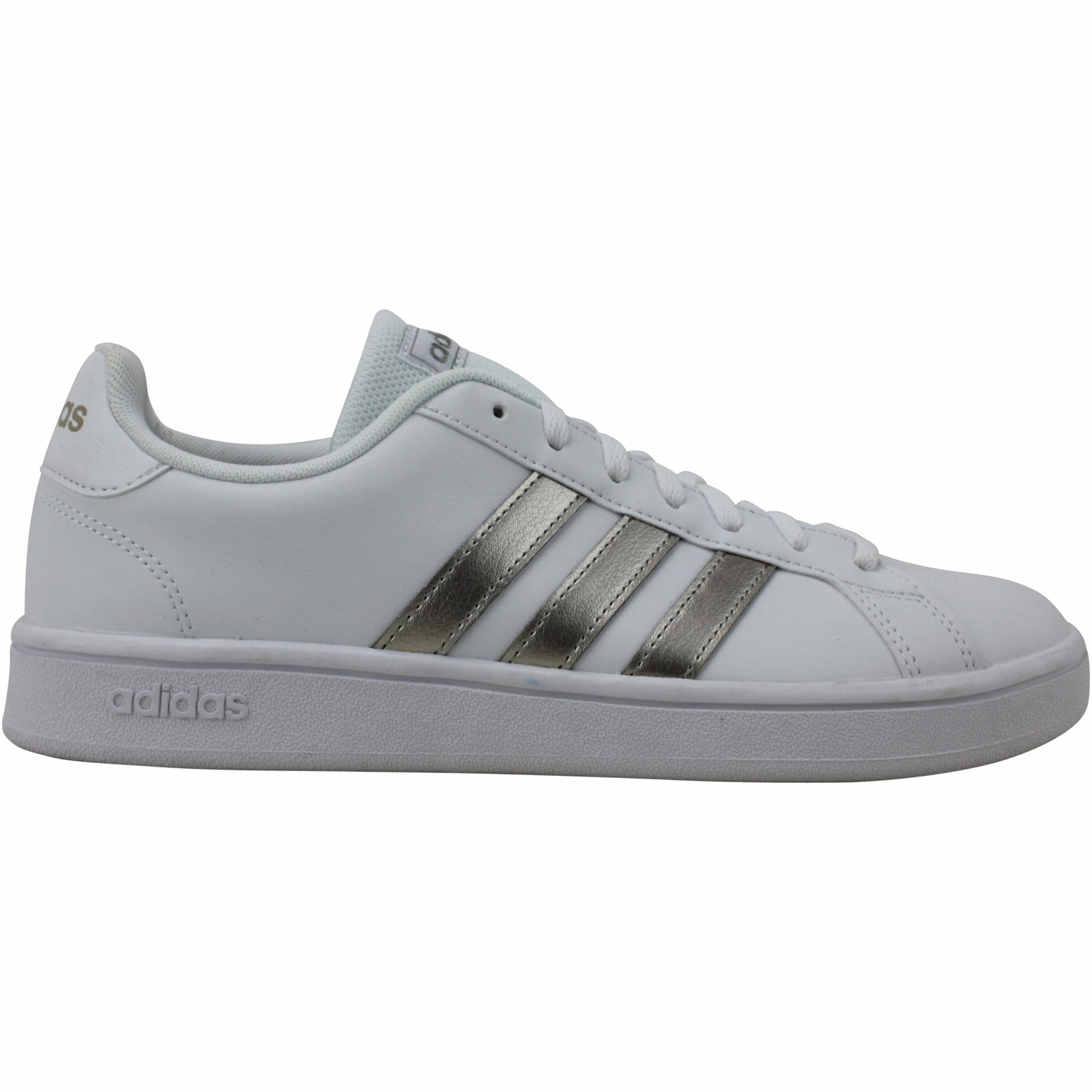 Adidas Grand Court Base Cloud White/Platinum Metallic EE7874 Women's Size  8.5 - Shopping.com