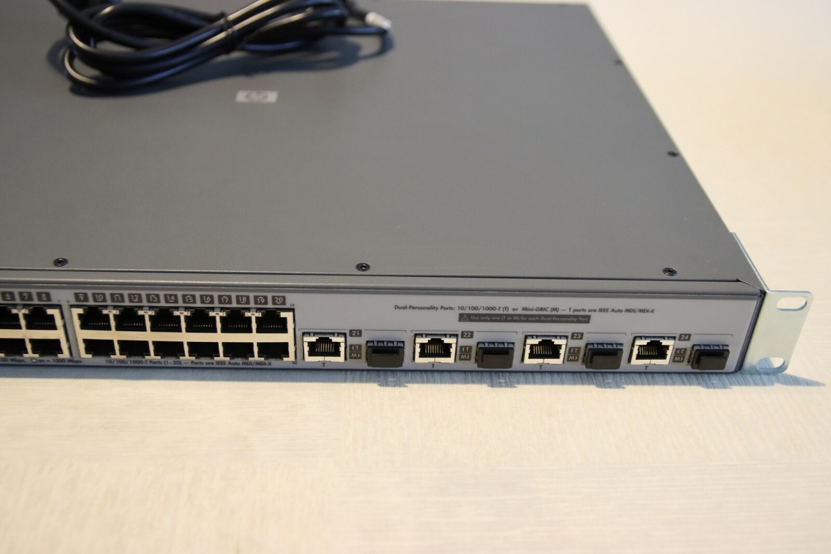 HP 2824 ProCurve J4903A Switch 24 Port Managed Gigabit + 4X SFP +