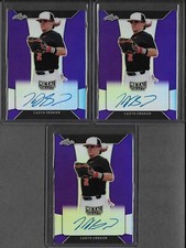2018 Leaf Metal Draft CADYN GRENIER Purple Prismatic Auto RC X/25 Orioles