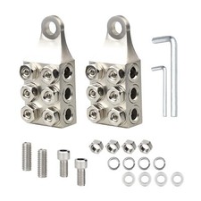 8 AWG-4/0 AWG Battery Terminal Connectors 12-Way Block for Lithium AGM Batteries