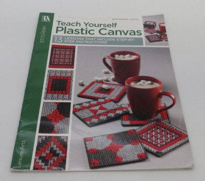 Leisure Arts Stitchery Teach Yourself Plastic Canvas 13 Lessons step by step 100