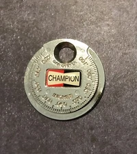 Vintage CHAMPION Spark Plug Taper Gap Gauge Tool CT-481