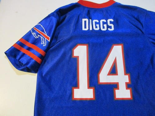BUFFALO BILLS STEFON DIGGS #14 NFL TEAM APPAREL FOOTBALL JERSEY YOUTH LG TEXANS - Picture 2 of 9