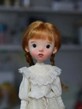 BJD Doll 1/6 SD Resin Joint Eyes Face Makeup Landoudou Girl Bare Dolls Toy Gift