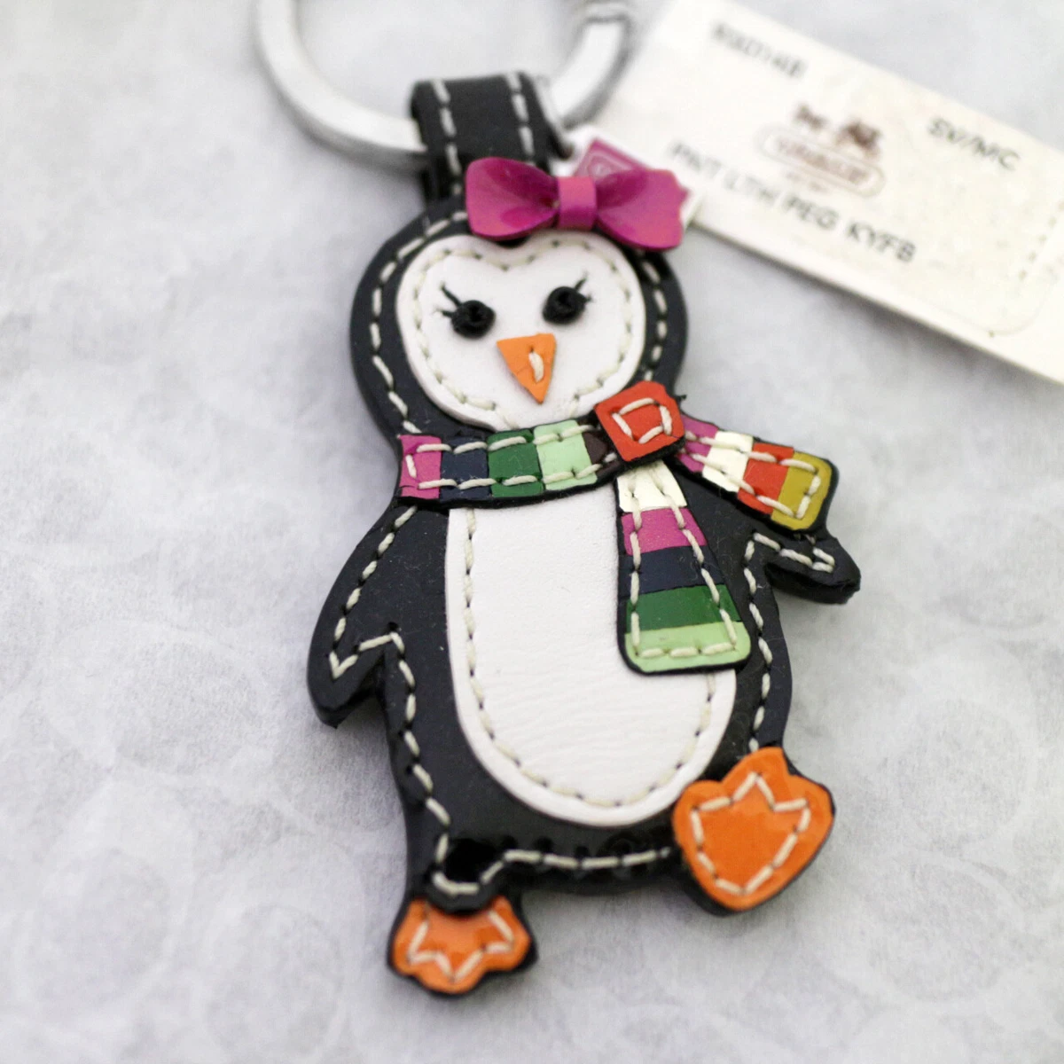 Coach penguin best sale keychain