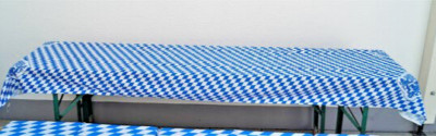 Tischdecke, Bayerische Raute, Größe 260 x 80 cm, 100 % Baumwolle