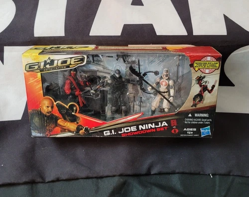 Ninja Showdown Set 3 Pack G.I. JOE COBRA Retaliation MIB NEW