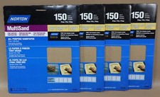 Norton MultiSand 150 grit sandpaper. 47720. 20 sheets.