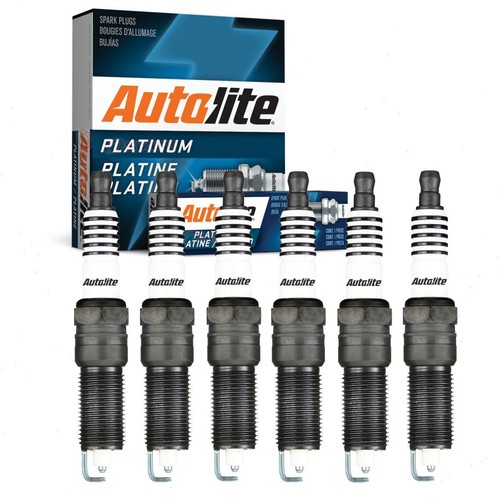 6 pc Autolite Platinum Spark Plugs for 2001-2007 Dodge Caravan 3.3L V6 lf - Picture 1 of 5