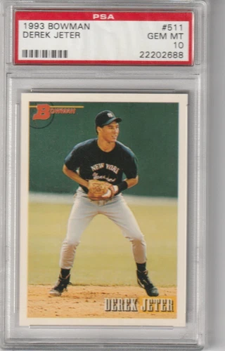 1993 Bowman Derek Jeter #511, PSA GEM MINT 10