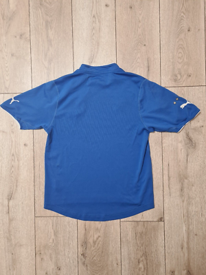 ITALY 2003 2004 HOME FOOTBALL SHIRT ITALIA SOCCER JERSEY BLUE szS
