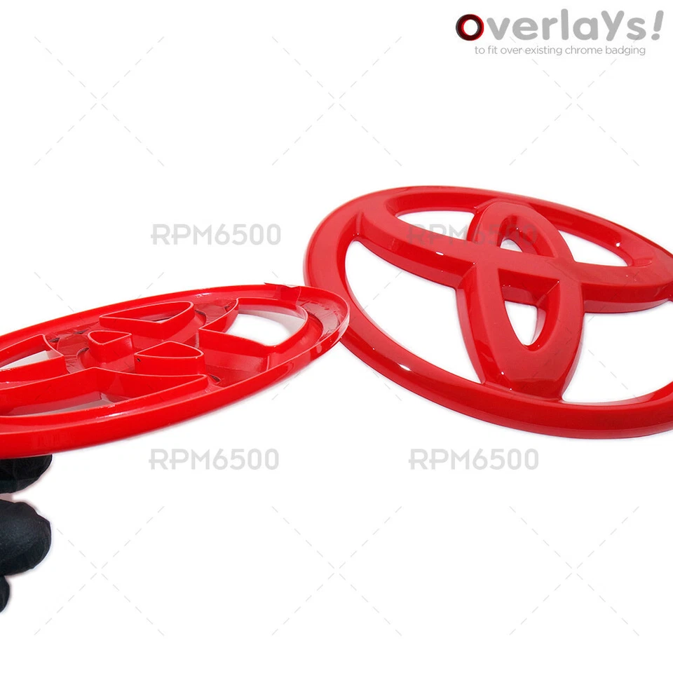 Tapa maletero Toyota Camry C-HR Corolla Matrix emblema cubierta superpuesta delantera o trasera Foto 3 de 4