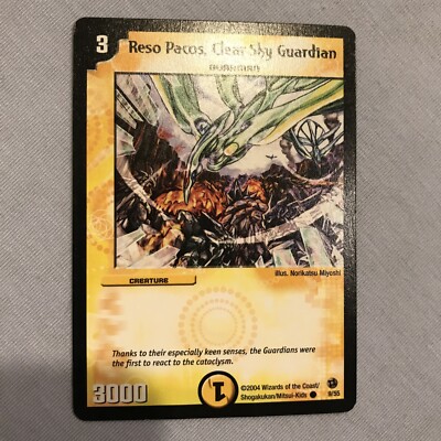 Duel Masters 9/55 Reso Pacos, Clear Sky Guardian