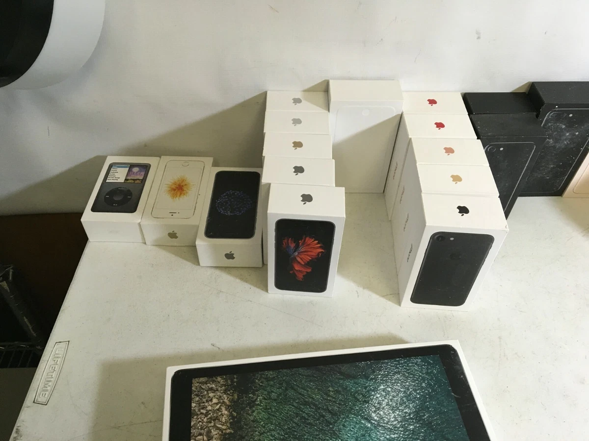 ASSORTED EMPTY APPLE BOXES FOR DISPLAY OR ART. eBay