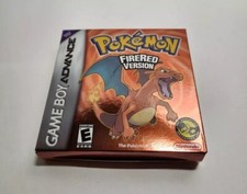 Pokemon FireRed REPLACEMENT Box Insert