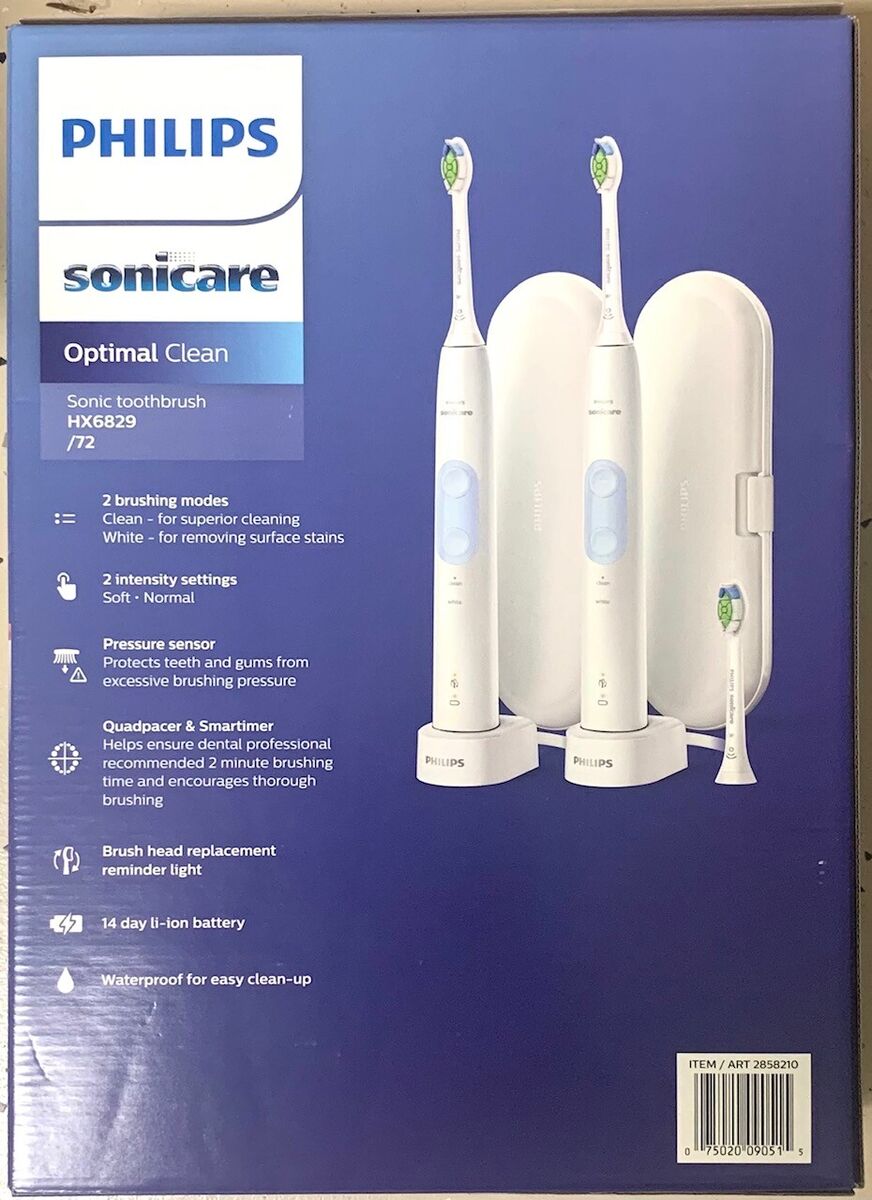 2 Pack Philips Sonicare OptimalClean Rechargeable Toothbrush 2 Pack Philips Sonicare OptimalClean Rechargeable Toothbrush